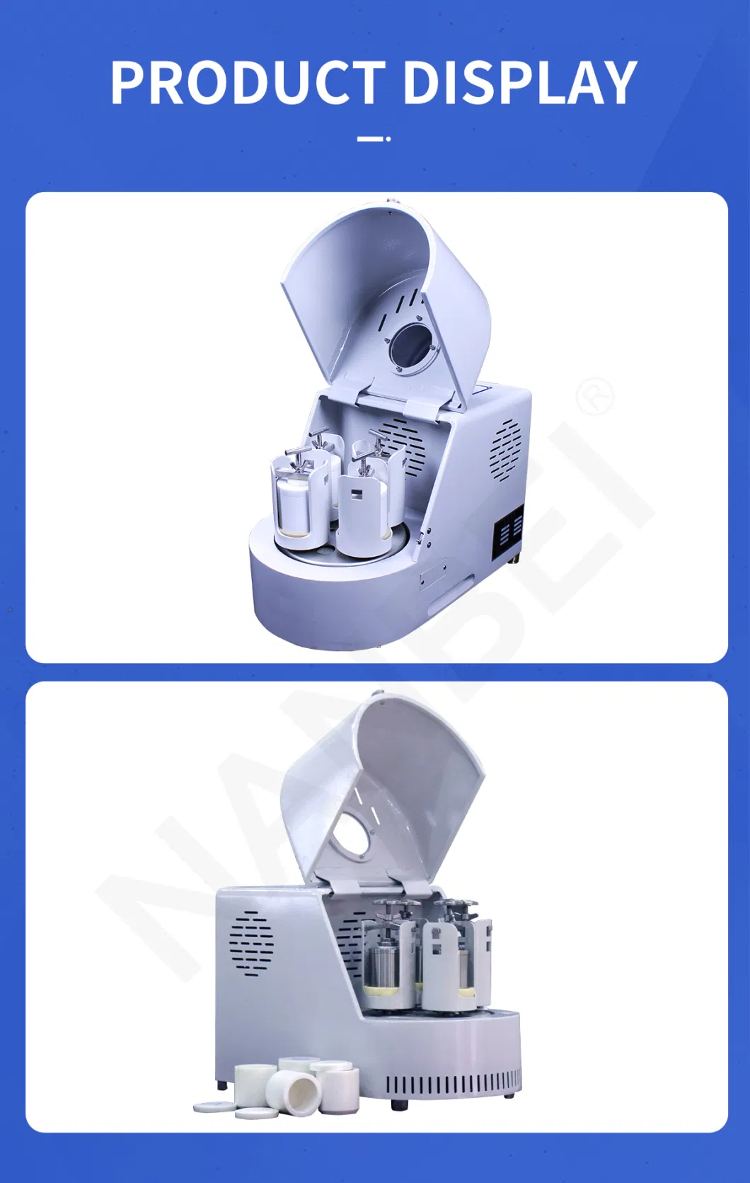 4L Laboratory Vertical Planetary Ball Mill for Grinding