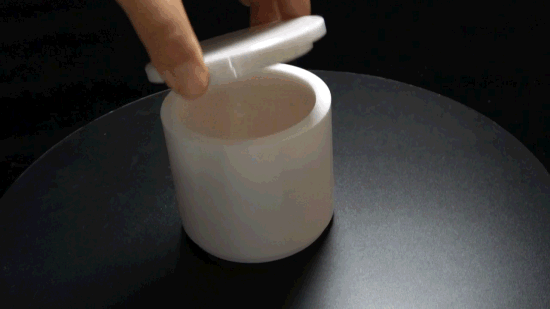 Alumina Ceramic Crucible Lab Planetary Ball Mill Grinding Jar with Lids